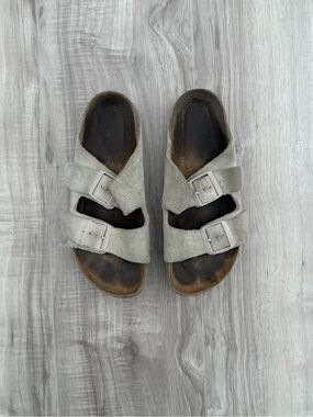 Birkenstock Arizona Soft Footbed Suede Sandals